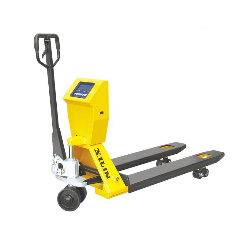 Тележка гидравлическая XILIN BFC6 2000 кг с весами (колеса полиуретан)